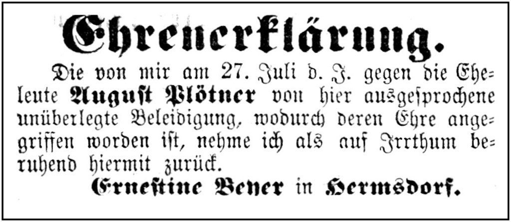 1883-07-27 Hdf Ehrenerklaerung Beyer